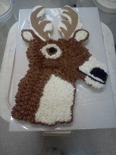 Deer Cupcake Cake