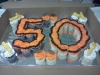 50th Cupcake Cake