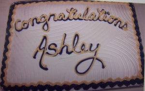 Full Sheet Cake Congratulations